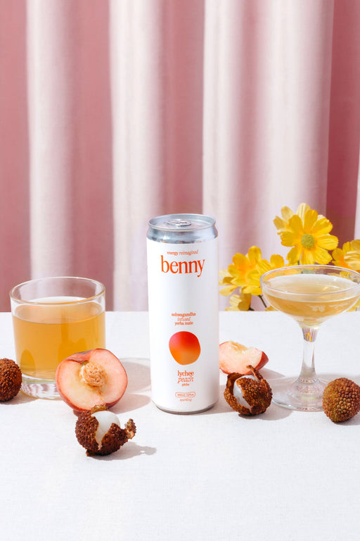 Peach Lychee + Ashwagandha Soft Energy Drink - Home & Well 
