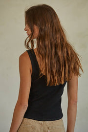 By Together - L6866 | Knit Ribbed Scoop Neck Sleeveless Top - Home & Well 