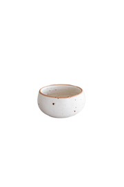 Ceramic White Speckled Dip Bowl - Home & Well 