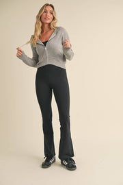 KIMBERLY C - Zip Up Knit Sweater Hoodie - Home & Well 