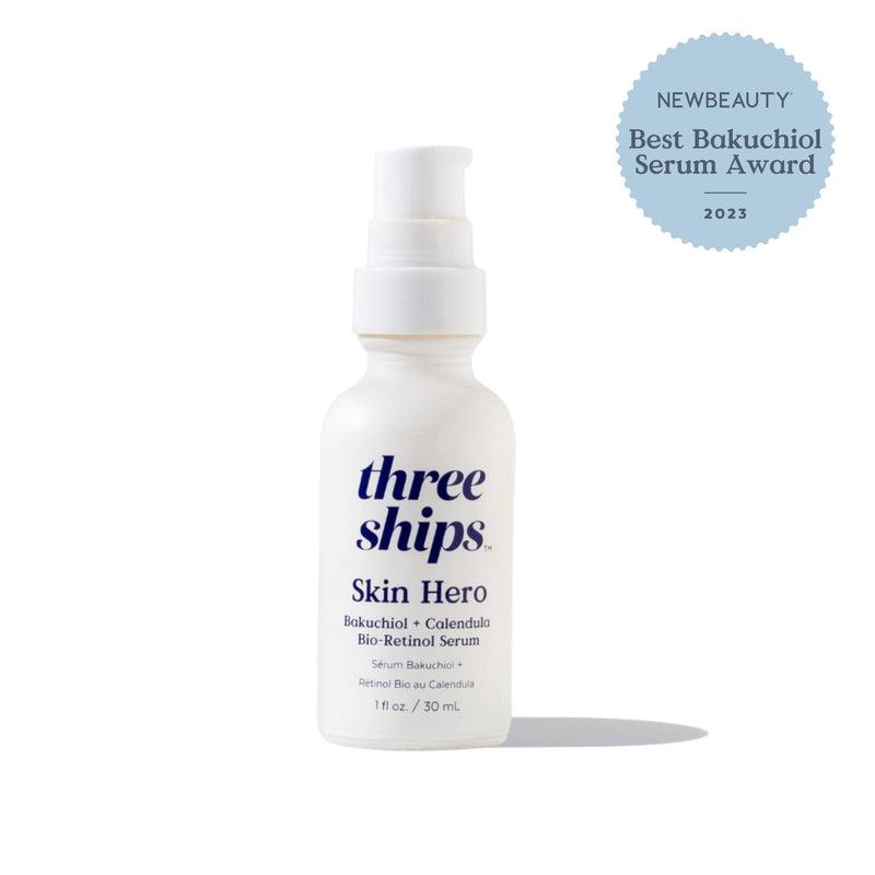 Three Ships - Skin Hero Bakuchiol + Calendula Bio - Retinol Serum (30mL) - Home & Well