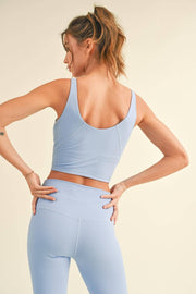 Aligned Performance Cropped Tank Top - Home & Well 