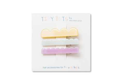 the cotton cloud - Hair Pins 3-Set Waves Pastel - Home & Well 