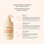 BKIND - Moisturizing body lotion - Coconut & lavender - Home & Well 