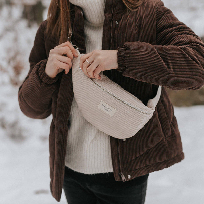 Dans le Sac - Adjustable corduroy belt bag
