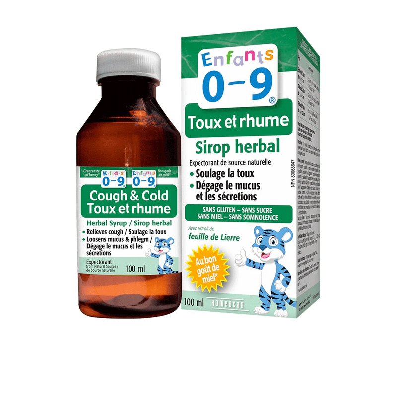 HOMEOCAN Kids Cough & Cold Herbal Syrup (0-9) - Home & Well 