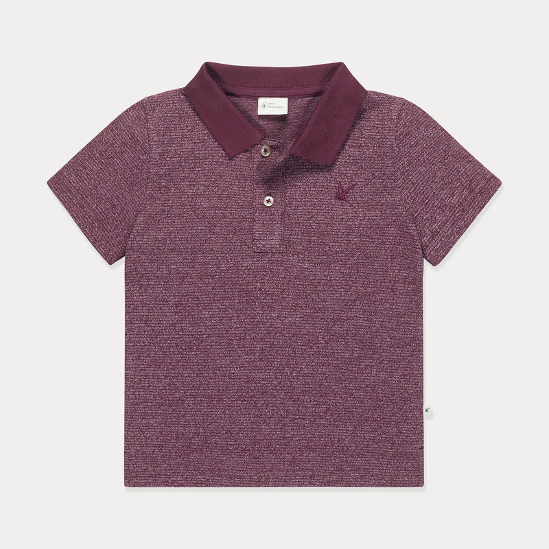 Mini Wardrobes - Toddler Polo Shirt, Boys Polo Shirt, Cotton Striped Toddler Boys Polo
