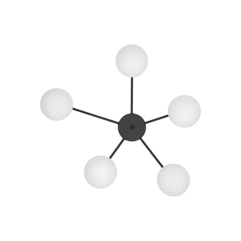 ELTON Black Scandinavian Ceiling Lamp 5