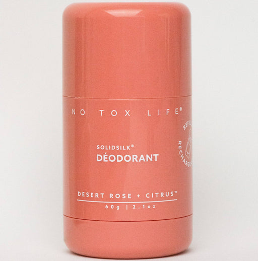 No Tox Life - SOLIDSILK® Deodorant (Desert Rose & Citrus) Refillable - Home & Well 