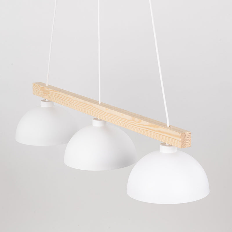 OSLO White Scandinavian Pendant Light 3