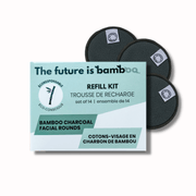 The future is bamboo - Bamboo Charcoal Facial Rounds - REFILL KIT - Home & Well