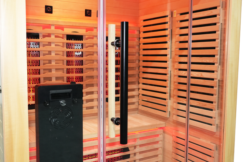 Blisspod I Venetian RED I All-In-One - Full Spectrum + Red Light Therapy I Indoor Premium Sauna I 3 Person