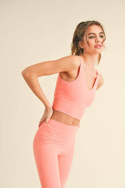 Aligned Performance Cropped Tank Top - Home & Well 
