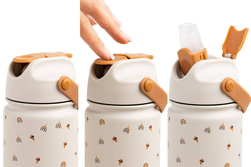 the cotton cloud - Insulated Stainless Steel Water Bottle for Kids