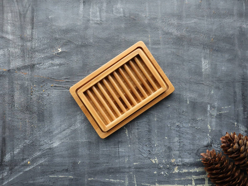 Plantish - Dual-layer Bamboo Soap Dish
