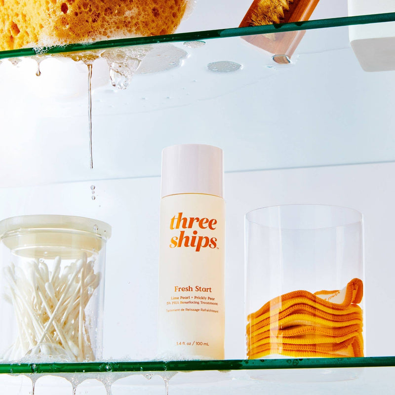 Three Ships - Fresh Start Lime Pearl + Prickly Pear 5% PHA Toner - Home & Well
