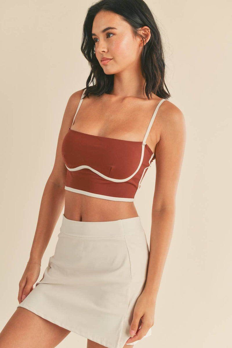 KIMBERLY C - Cinnamon Sculpting Bra Tank - Home & Well 