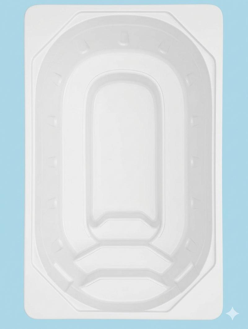 Fluid Float Inset Tub Line