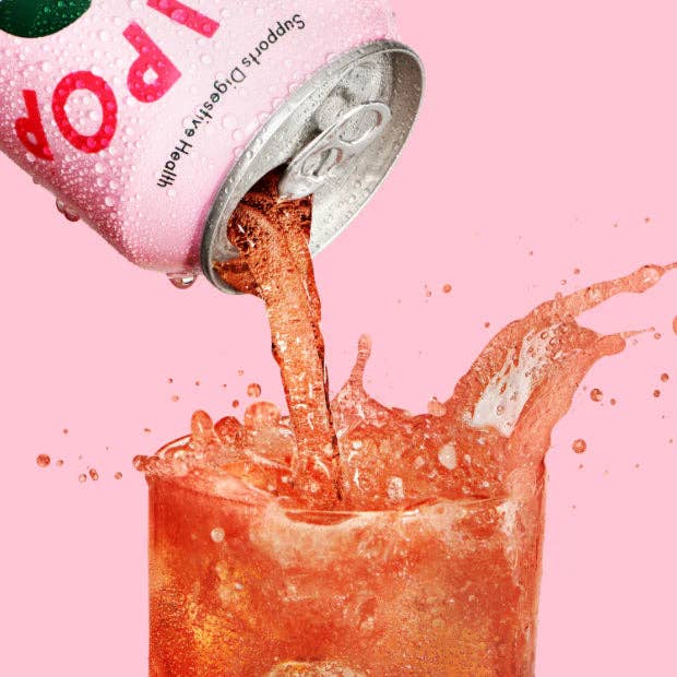 Olipop Cherry Vanilla Sparkling Tonic 355 ml - Home & Well 