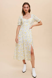 In Loom - SWEETHEART NECKLINE MIDI DRESS - Home & Well