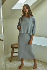 By Together - L4645 | Knit Sweater Cami Maxi Dress - Home & Well 
