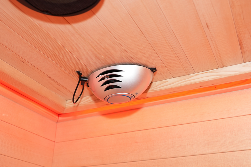 Blisspod I Venetian RED I All-In-One - Full Spectrum + Red Light Therapy I Indoor Premium Sauna I 3 Person