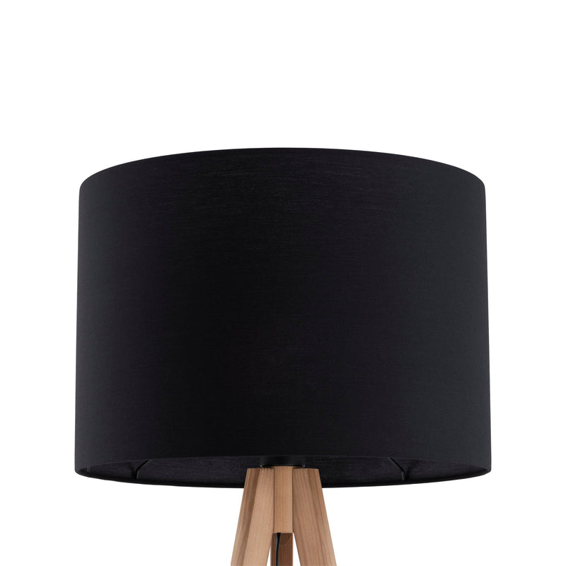 GRAND Pine Black Mid-Century Modern Floor Lamp