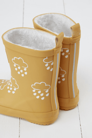 Grass & Air - Ochre Colour - Changing Kids Winter Wellies - Home & Well