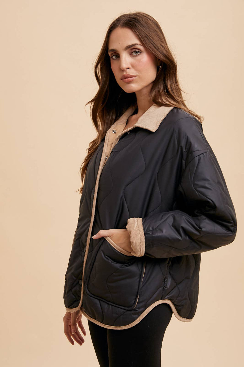 In Loom - REVERSIBLE QUILTED JACKET - Home & Well