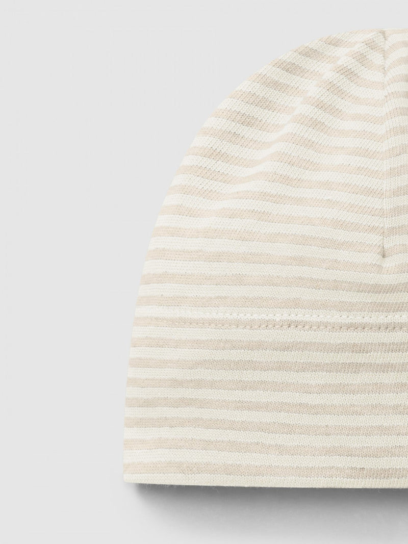 Cotton three-piece striped set | Natural | Snug