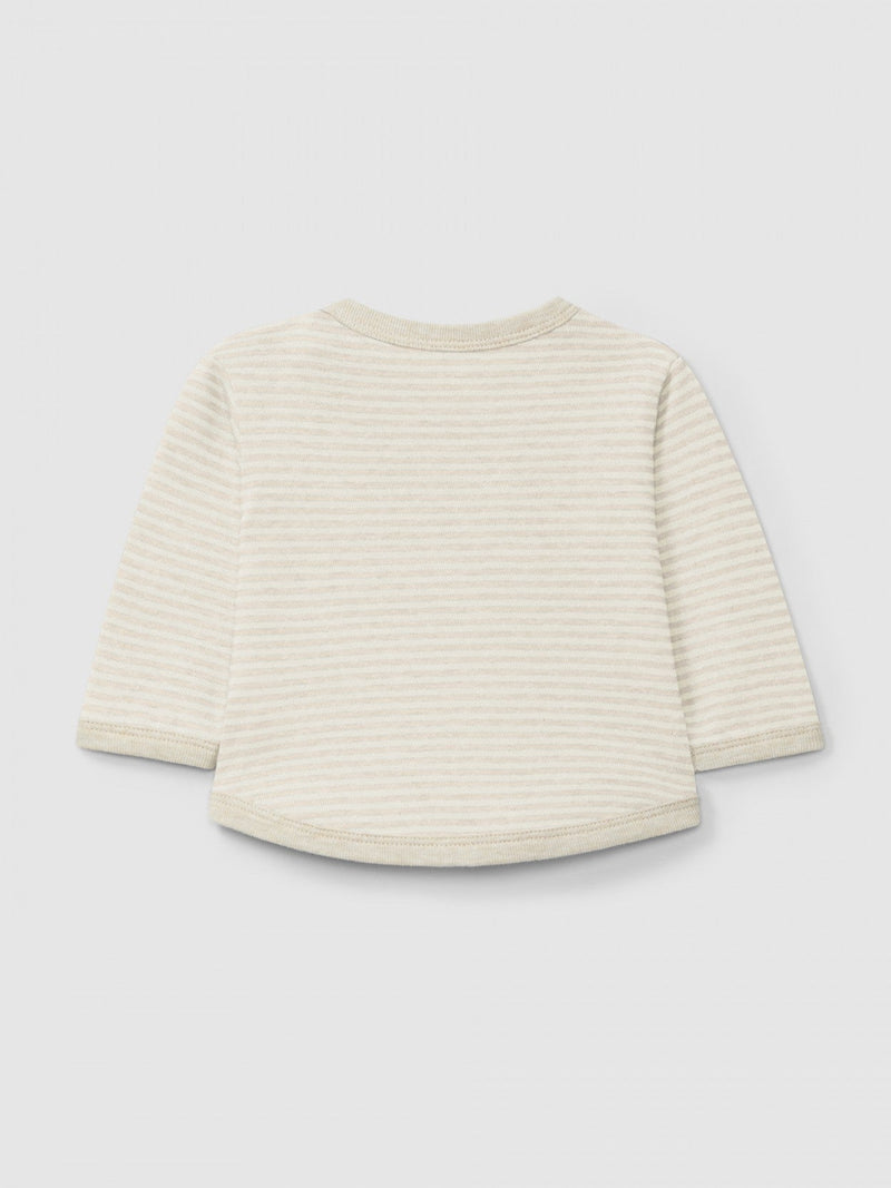Cotton striped longsleeve | Natural | Snug