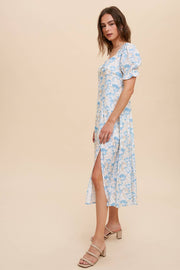 In Loom - SWEETHEART NECKLINE MIDI DRESS - Home & Well