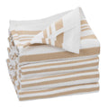 Fabstyles - Fabstyles Broadway Stripe Cotton Kitchen Towels Set of 4 - Home & Well 