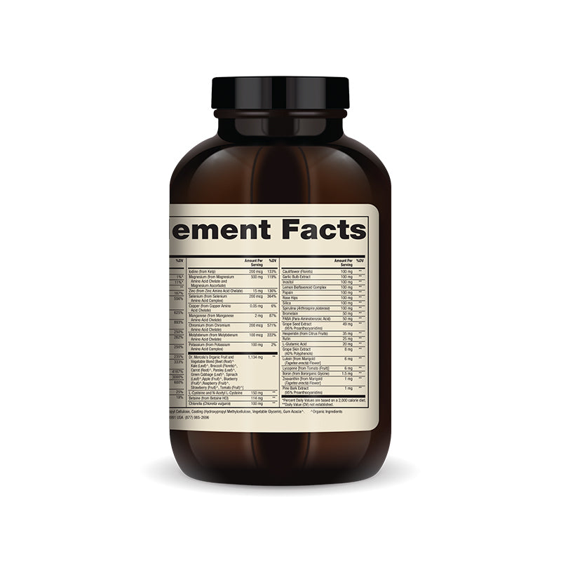Whole-Food Complex with added Multivitamin plus Vital Minerals (240 per bottle) - Home & Well 