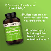 Whole-Food Complex with added Multivitamin plus Vital Minerals (240 per bottle) - Home & Well 