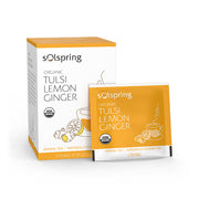 Solspring® Tulsi Lemon Ginger Tea, Organic - Home & Well 