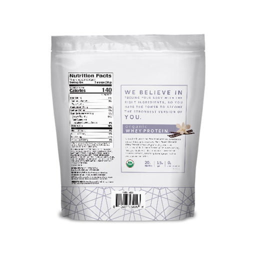 Pure Power Organic Whey Protein - Vanilla - Home & Well 