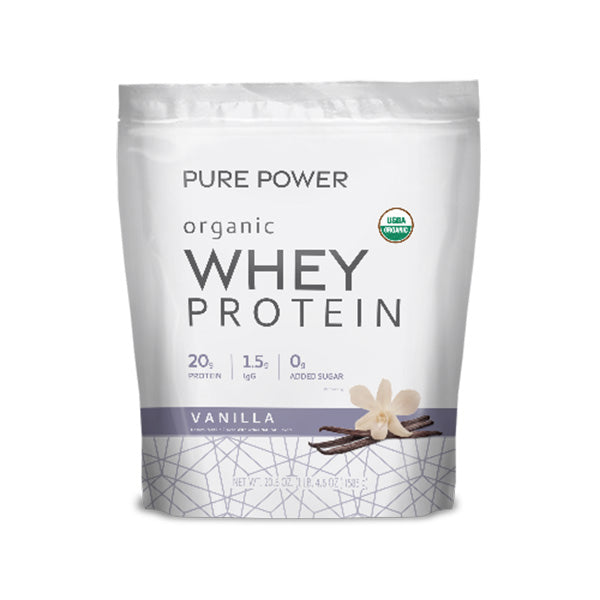 Pure Power Organic Whey Protein - Vanilla - Home & Well 