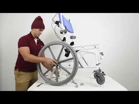 18" Tilt Rehab Shower Commode - HL190