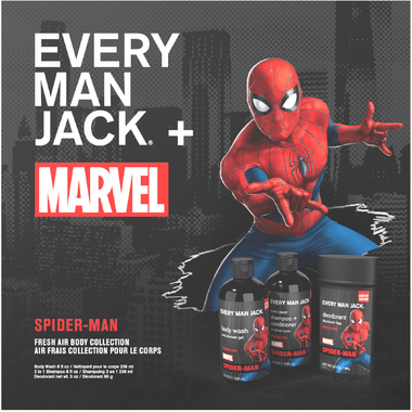 Every Man Jack Marvel Spiderman Gift Set - Home & Well