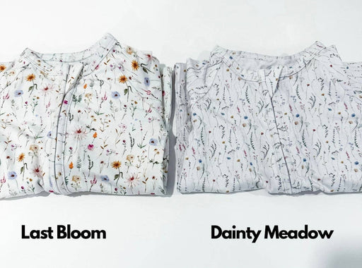 Early Grey - Bamboo Zip Sleeper - Dainty Meadow - Home & Well 