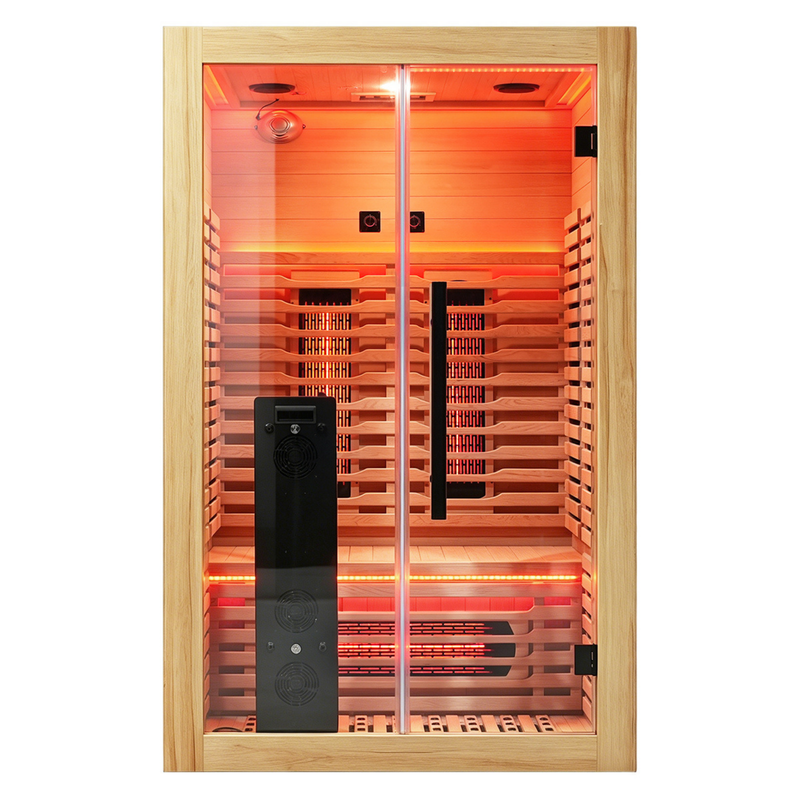 Blisspod I Venetian RED I All-In-One - Full Spectrum + Red Light Therapy I Indoor Premium Sauna I 2 Person