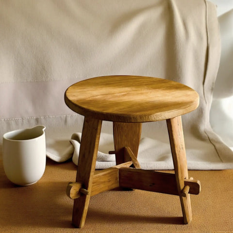 Table d'appoint Rembrandt en teck recyclé