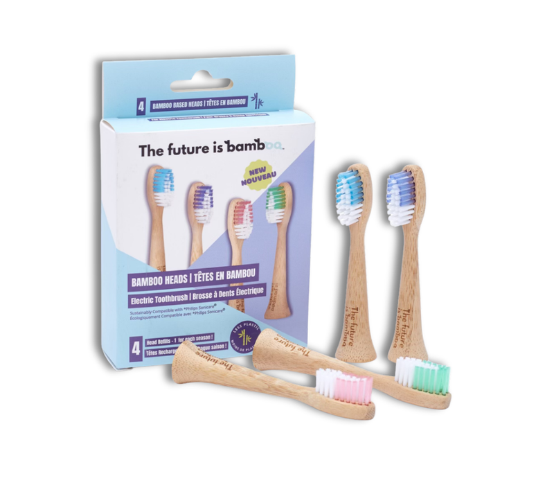 Bamboo Electric Toothbrush Heads | INNER 6