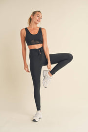 KIMBERLY C - Bustier Active Top with Mesh Inlays - Home & Well 