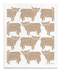 Highland Cow Dishcloth - Home & Well 