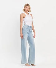 VERVET by FLYING MONKEY High Rise Full Length Wide Leg Jeans OPTIMISTIC - Home & Well