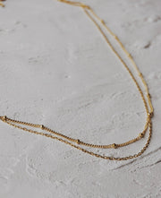 Layered Satellite Necklace - Olive Branch Jewelry & Co. - Home & Well 