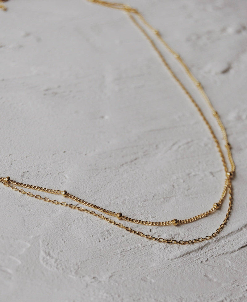 Layered Satellite Necklace - Olive Branch Jewelry & Co. - Home & Well 