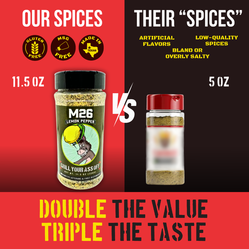 Grill Your Ass Off - M26 Lemon Pepper Seasoning